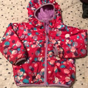 Girls reversible 4T North Face coat
